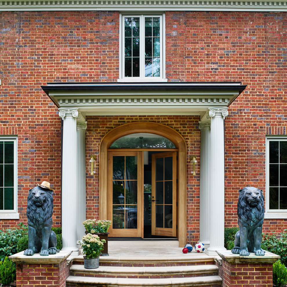 Inspiration for a timeless entryway remodel in DC Metro