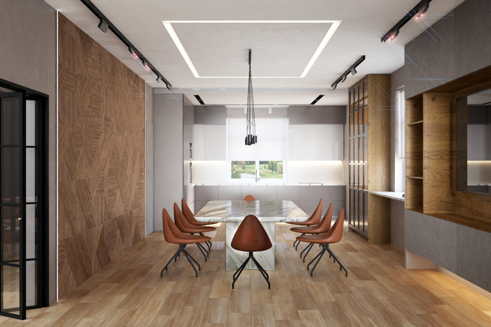 Кухня-гостиная в современном стиле