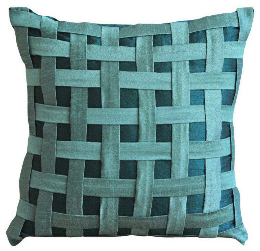 teal green pillows