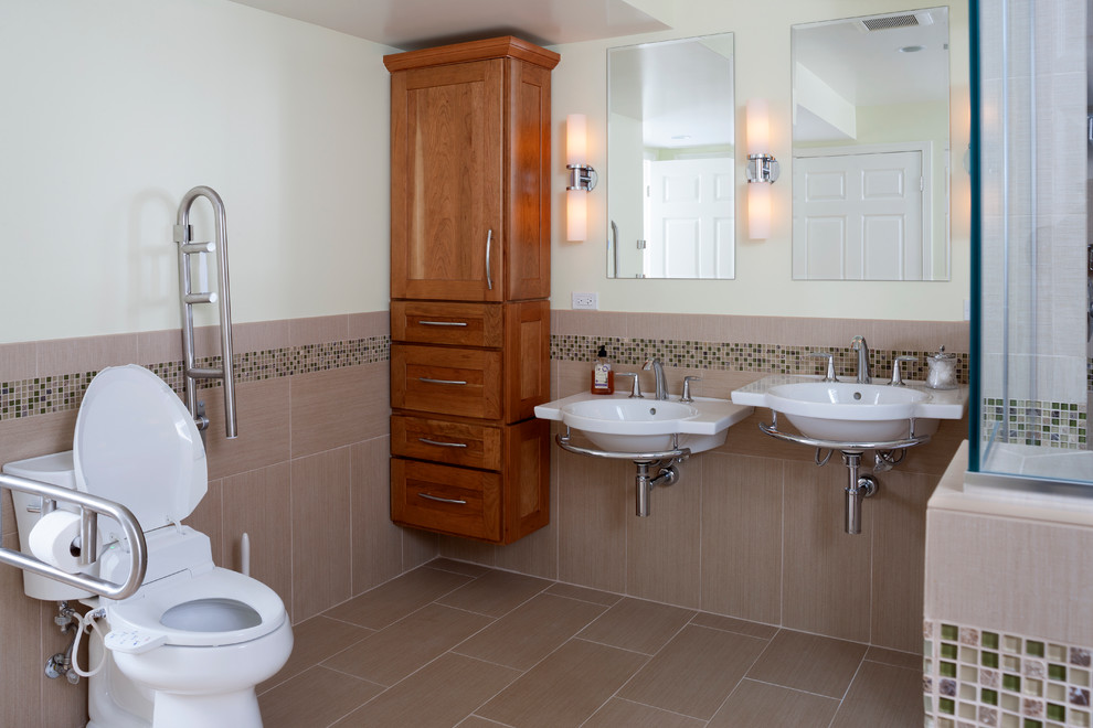 Accessible Bathroom Bathroom Dc Metro By Glickman Design Build