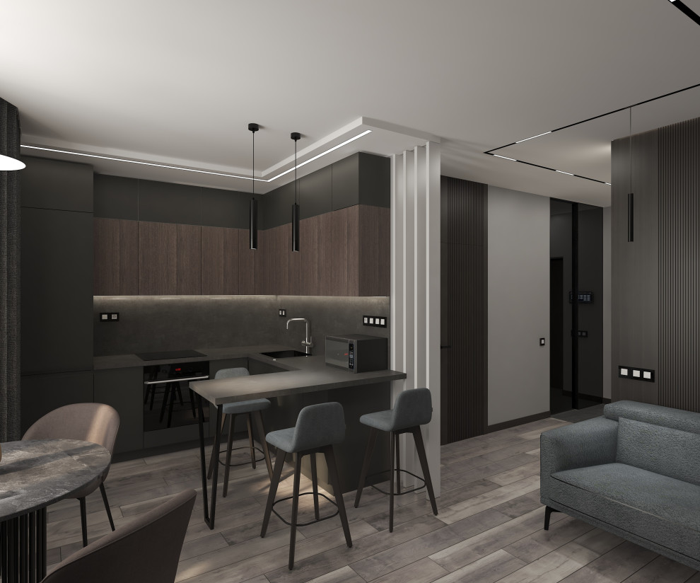 Дизайн-проект однокомнатной квартиры