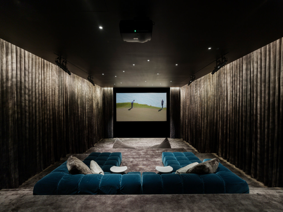 Long Island House - Modern - Home Theater - New York - by 1100 ...