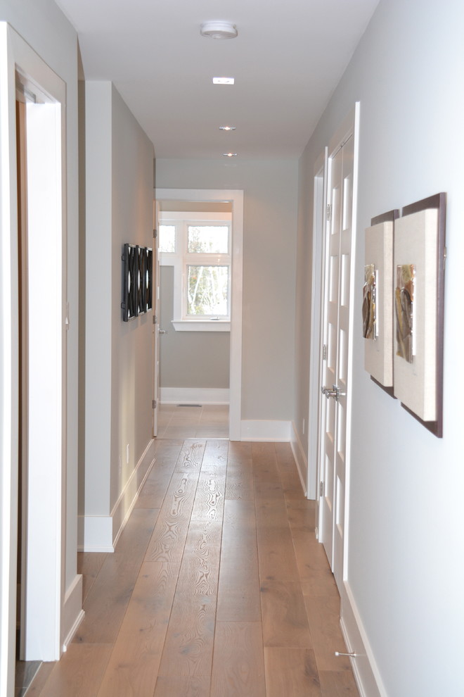 This is an example of a contemporary hallway in Ottawa.
