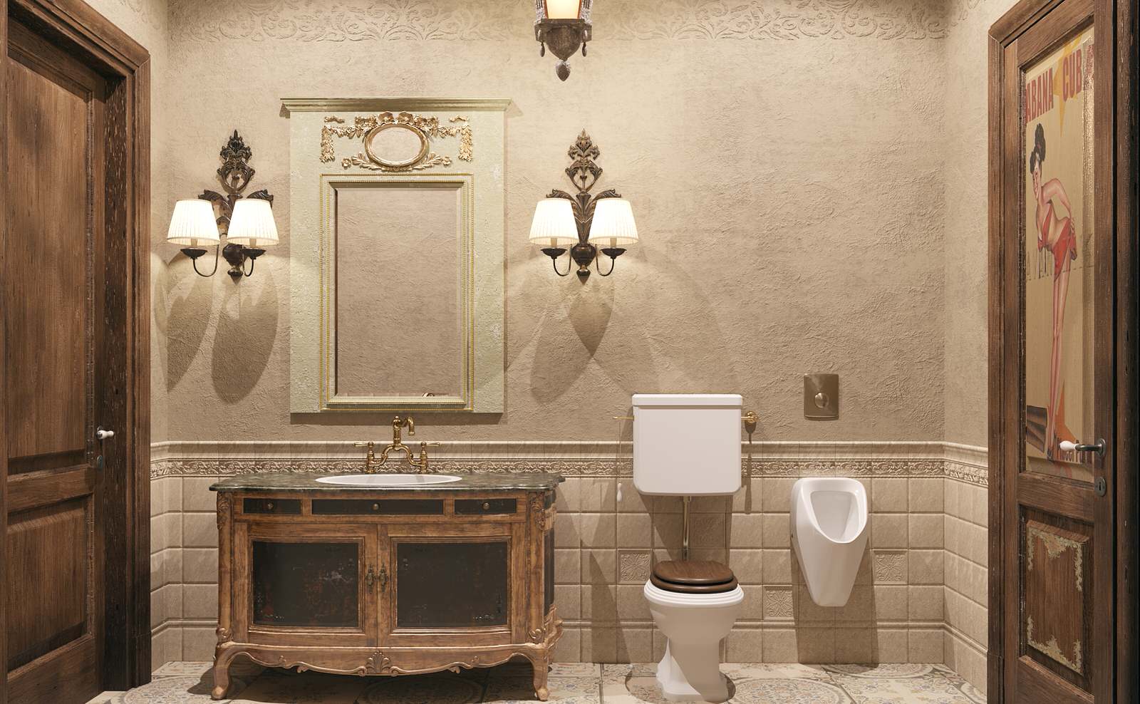 Гостевой сан/узел 1-ого этажа.