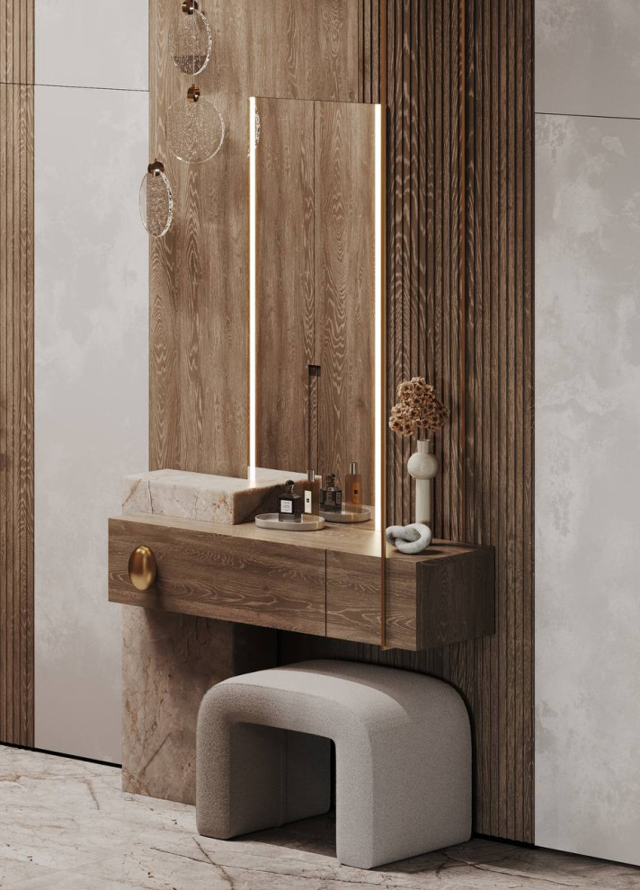 "Дом для двоих", частный дом, представлена входная группа и кухня- гостиная.