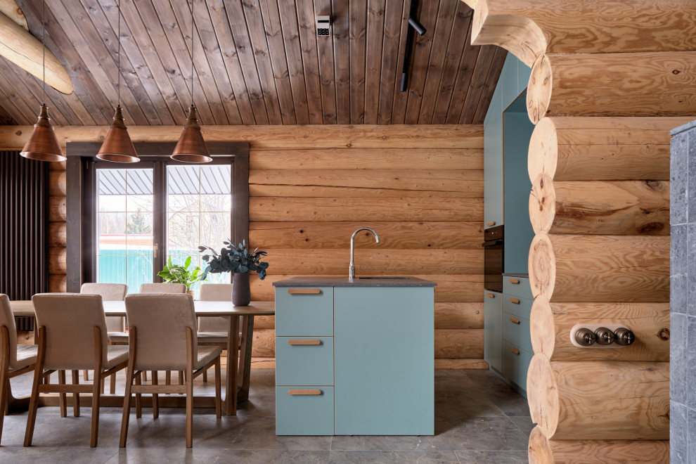 Кухня-гостиная в стиле хюгге