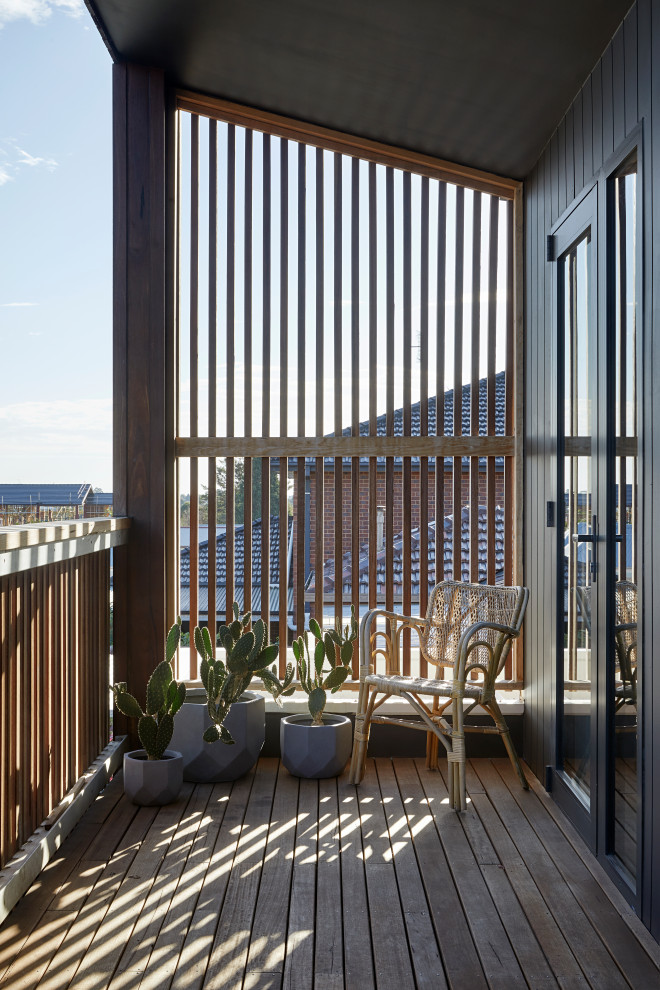 Example of a minimalist deck design in Melbourne
