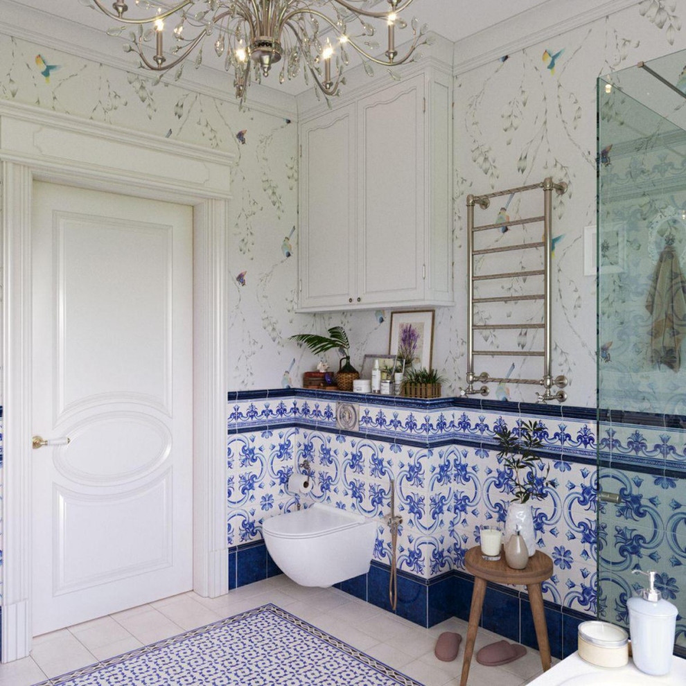 Дизайн проект частного дома в Московской области в стиле современный прованс