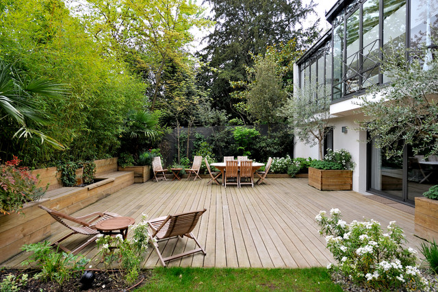 Maison Suresnes contemporary-traedaeck