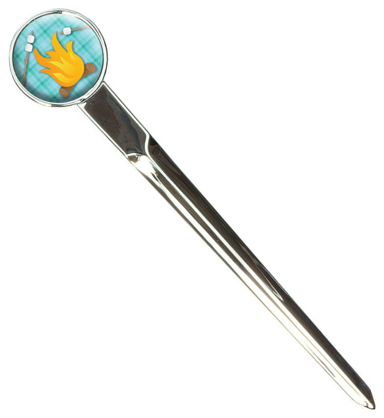 Campfire Camping Smores Roast Marshmallow Plaid Classic Letter Opener