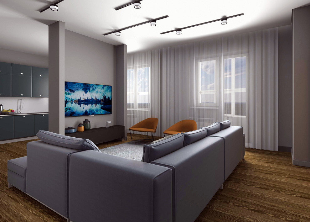 Гостиная, кухня