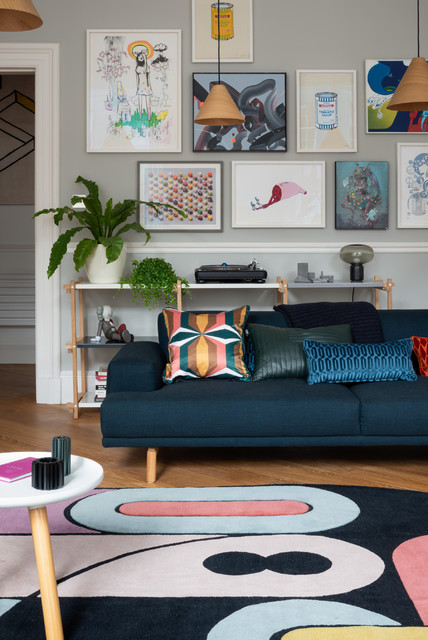 Coates Place modern-wohnbereich