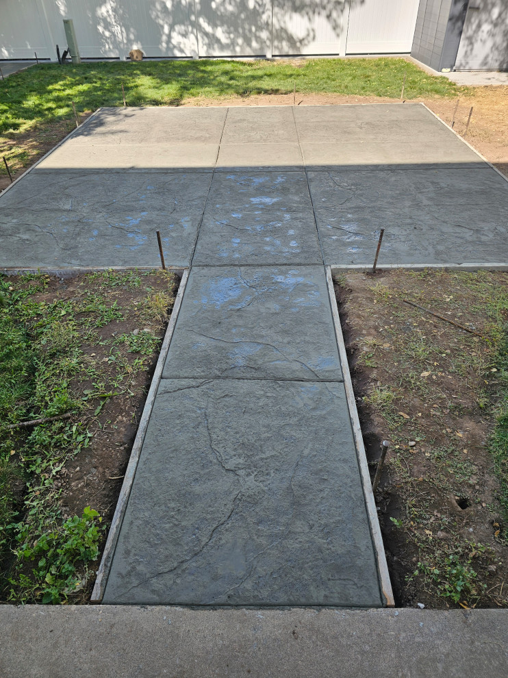 Simple Concrete Patio