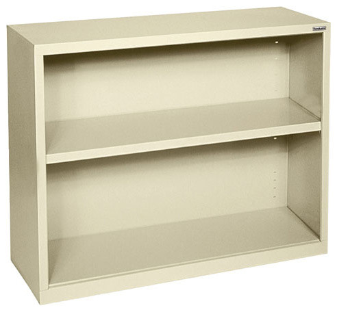 Bookcase - 2 Shelves, Beige, 13x34