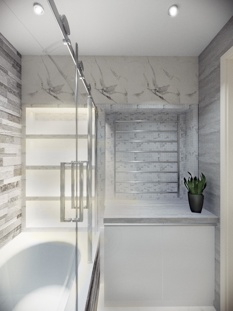 Дизайн 3-х комнатной квартиры в современном стиле для семьи с двумя детьми.