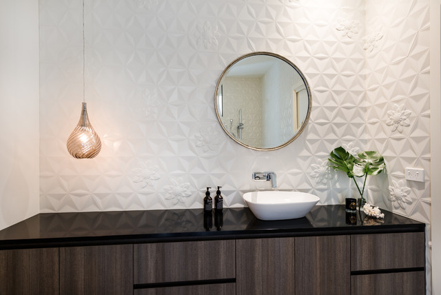 Hampton Project trendy-lille-badevaerelse