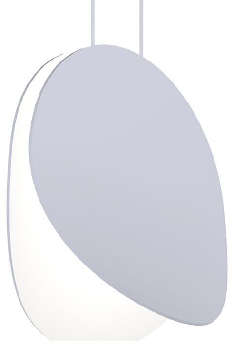 Sonneman 1766-10 Malibu Discs 10"W LED Mini Pendant - Dove Gray