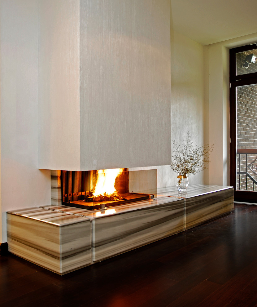 Камин Мрамор Zebrano