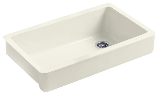 Kohler K 6488 96 Whitehaven 36 Undermount Enameled Cast Iron A Kohler K 6488 96 Whitehaven 36 Undermount Enameled Cast Iron A Front Sink