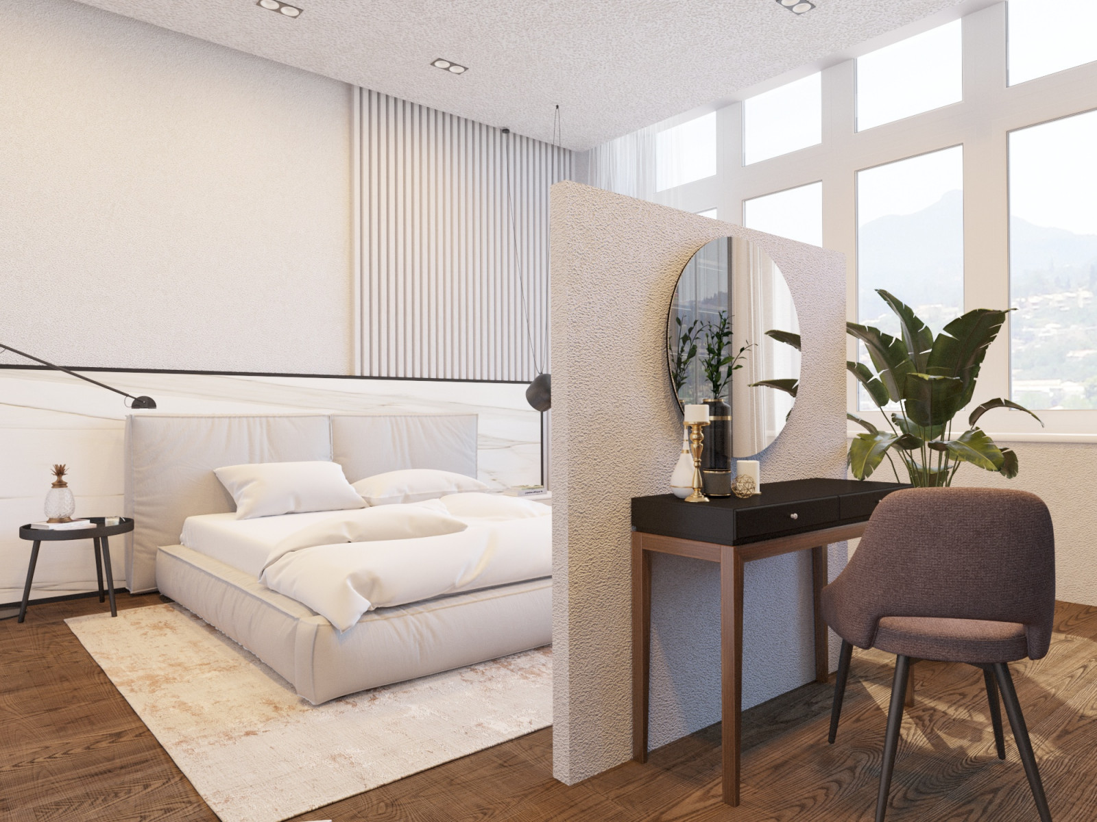 Современный интерьер двухуровневой квартиры