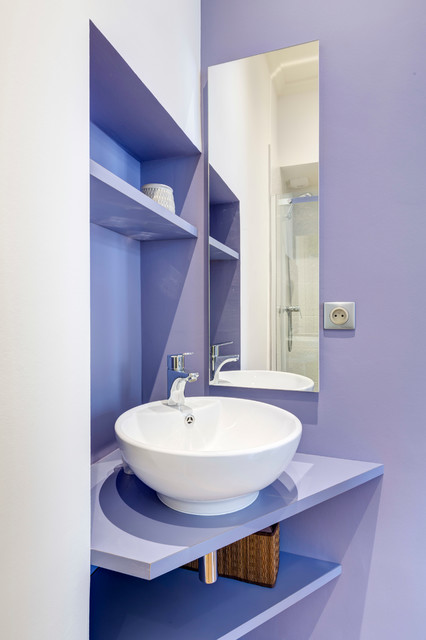Salle d'eau modern-badezimmer