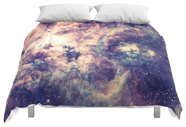 Society6 Tarantula Nebula Deep Pastels Comforter Contemporary