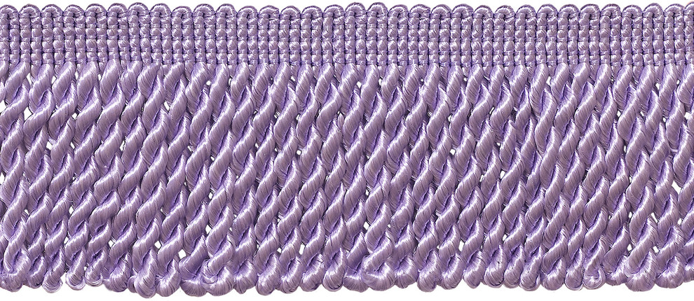 By The Yard Lilac Light Purple 2/" Chainette Fringe Trim Orchid Opera