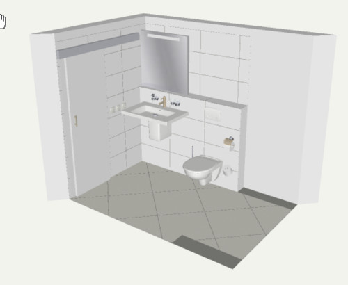 Badezimmer Renovierung - Wie hoch sollte ein Vorsprung im Bad sein?