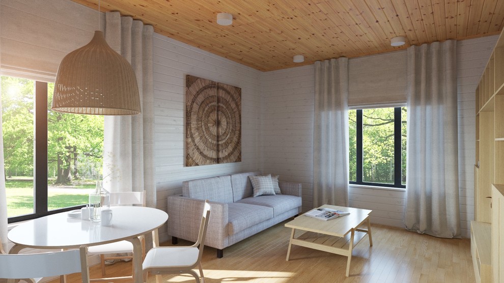 Двухэтажный дом 10.8 х 6.2 м. с тремя спальнями