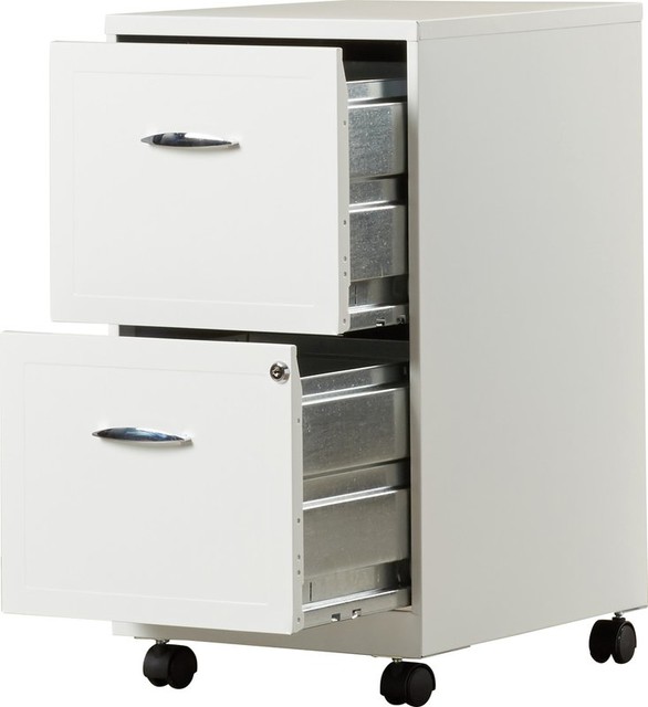 Metal Filing Cabinet With 2 Drawer - Contemporary - Filing Cabinets ...