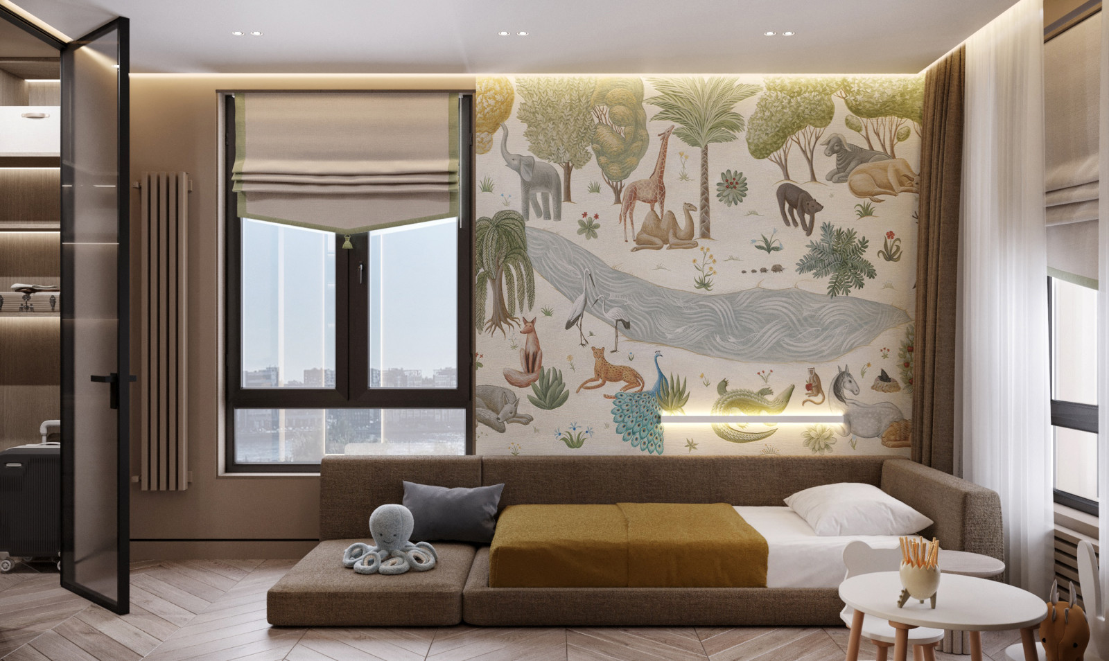 Проекттрехкомнатная квартира 115 м²