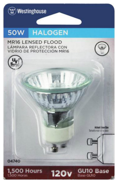 white light – NEW brilliant 50w 120v GE Edison® Flood Halogen 50 81662 
