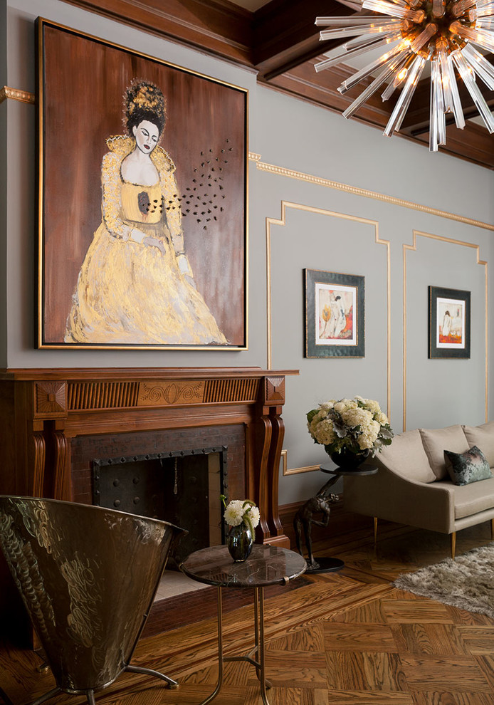 This is an example of an eclectic home in New York.