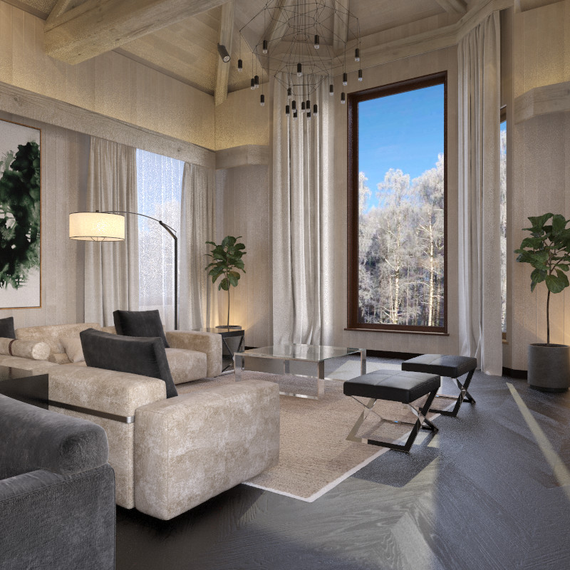 Интерьер коттеджа