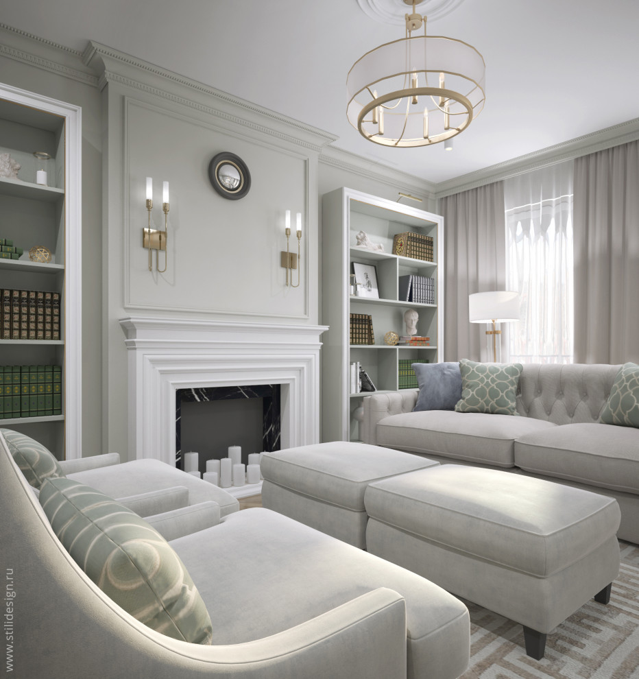 Современная / Американская классика. Квартира 86 кв.м