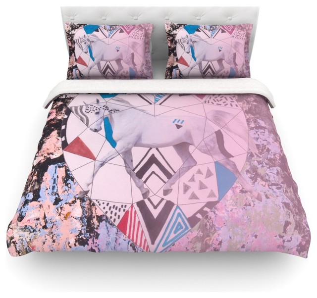 Vasare Nar Unicorn Featherweight Duvet Cover Twin 68 X88 Vasare Nar Unicorn Featherweight Duvet Cover Twin