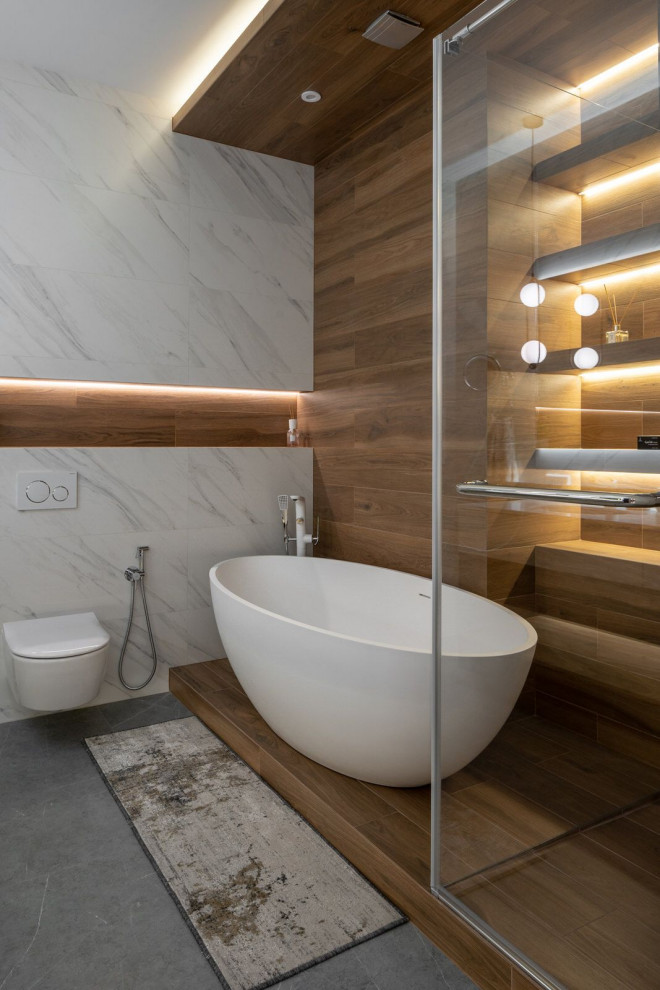 Дизайн ванны в эко-стиле