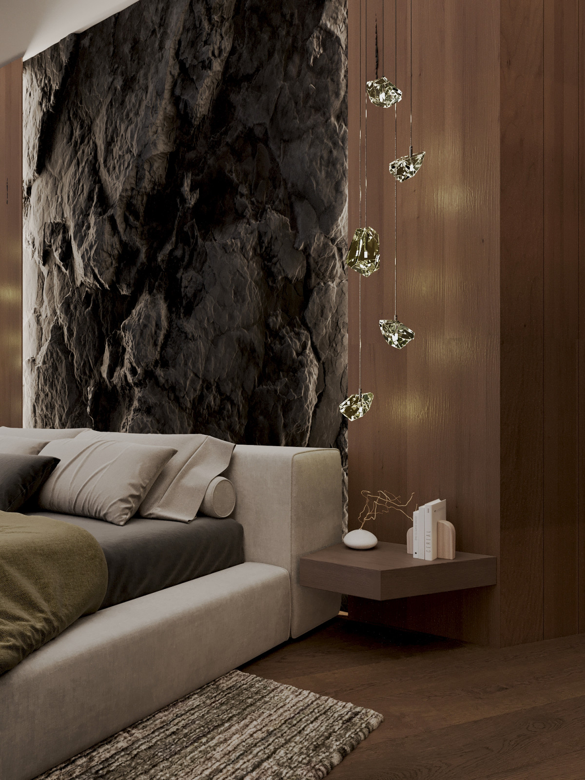 Загорожный Дом Мастер спальня