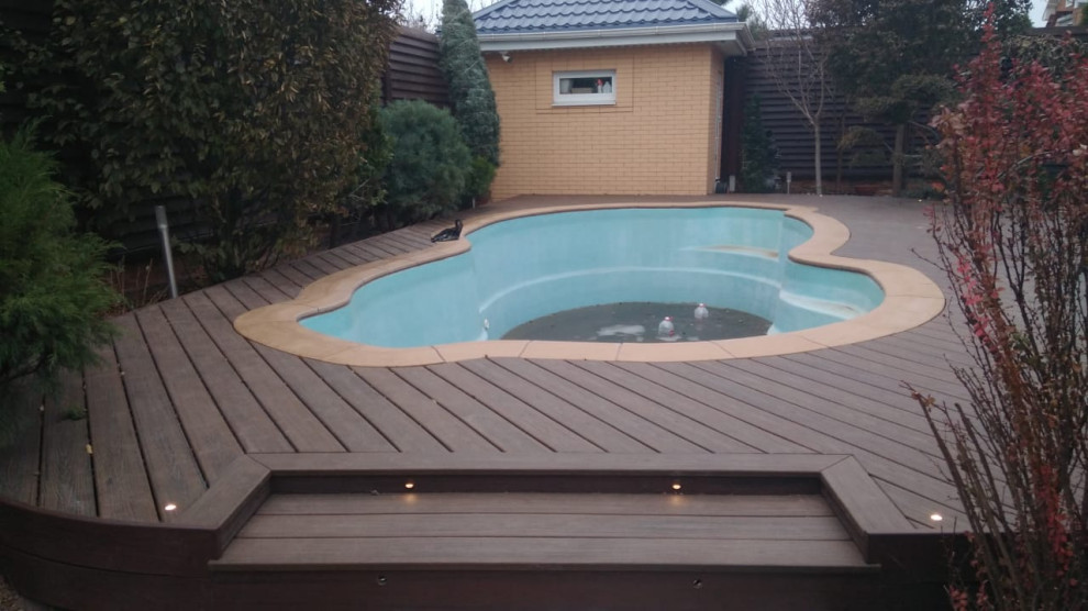 Террасы для бассейнов, причалов