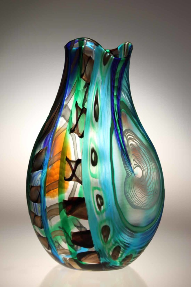 Murano Glass Studio Vases