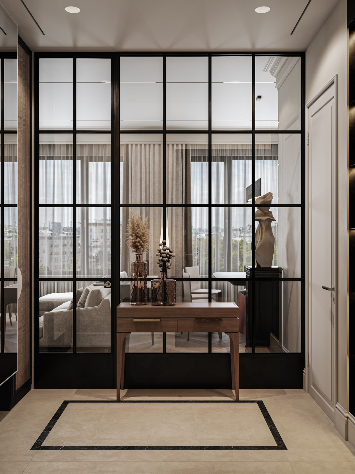 Дизайн-проект квартиры 70м2 в ЖК Ривер Парк