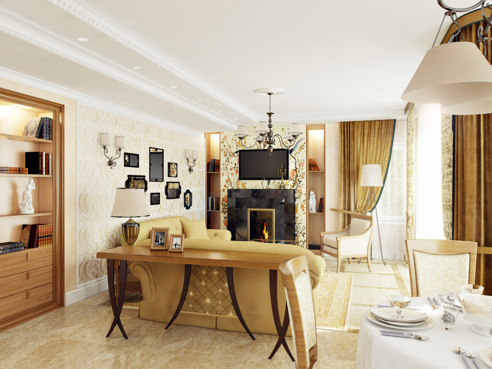 Дом на берегу залива, Тарховка. Гостиная.