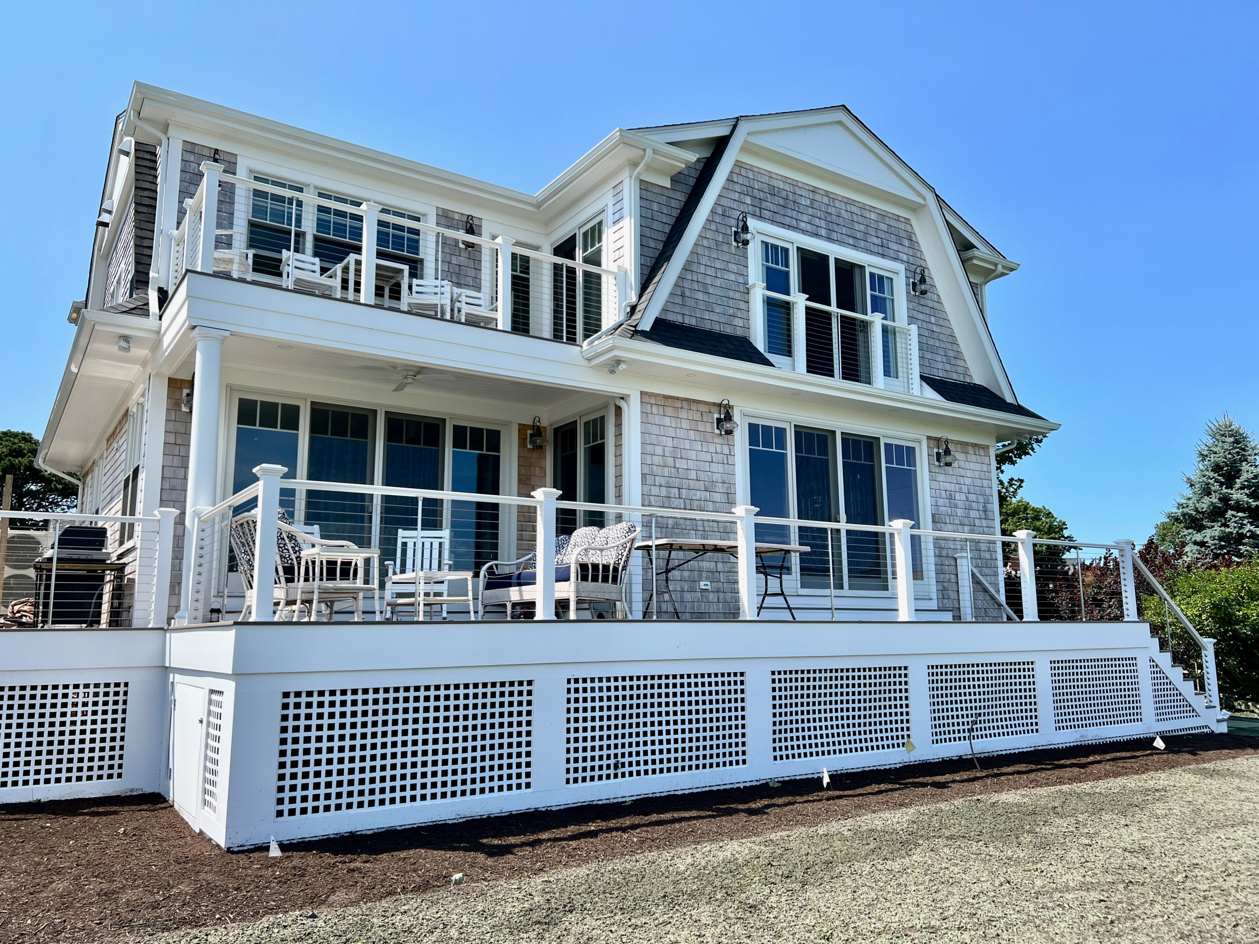 Two Views Waterfront Shingle Style Home
