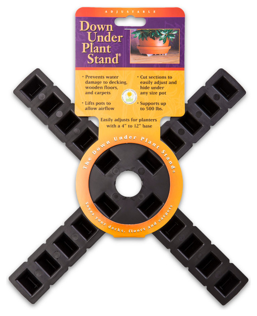 Down Under Plant Stand, 12" Contemporary Planter Hardware And