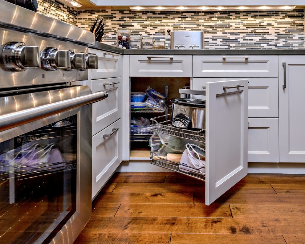 Inspiration for a transitional kitchen remodel in San Diego
