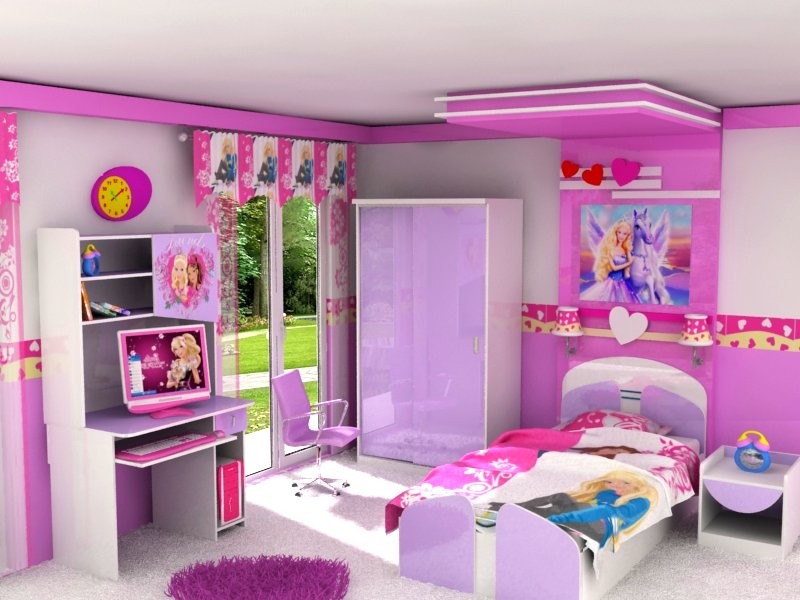 barbie kids room