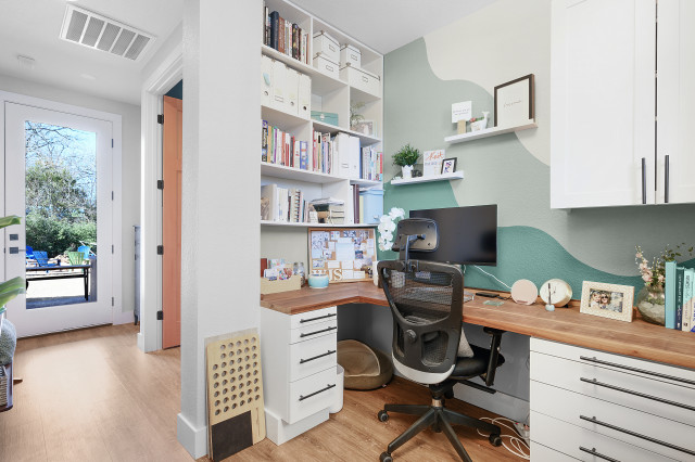 Home Office landhausstil-arbeitszimmer