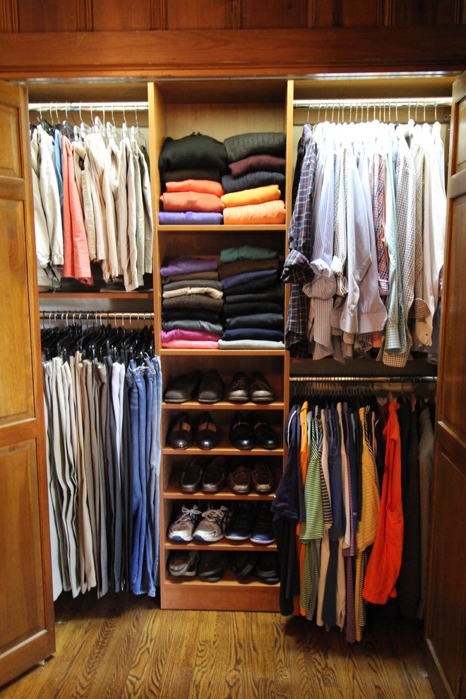 This is an example of a small traditional storage and wardrobe in Other.