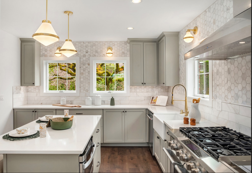 Transitional Capitol Hill Home - Transitional - Kitchen - Seattle - by ...