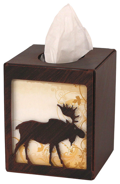 rustic tissue box holder